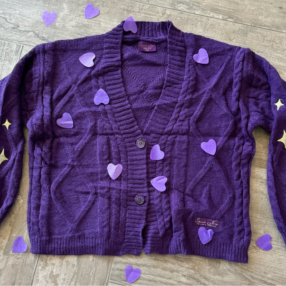 Taylor Swift Speak Now Taylor's Version Cardigan Size XL/2XL Factory Sealed!